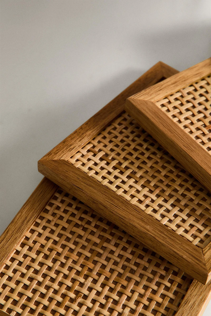 WOODEN COASTER PACK (PACK OF 4)