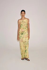 ZW COLLECTION PRINTED BOW DRESS