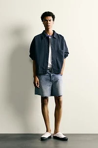 SURCHEMISE EN DENIM LÉGER