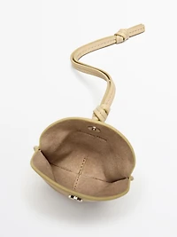 Foldable nappa leather AirPods case