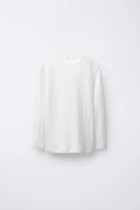 6-14 ANS/ LOT DE DEUX T-SHIRTS EN MAILLE POINTELLE