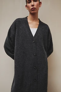 LONG CASHMERE CARDIGAN