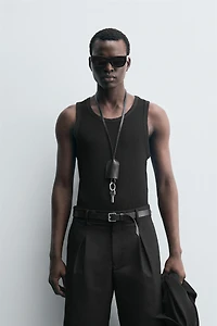 RIBBED TANK TOP