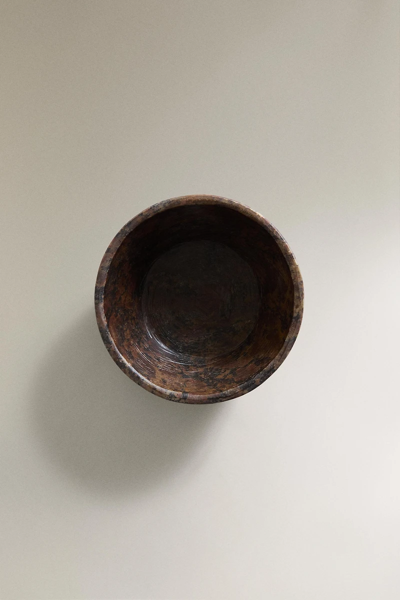 DECORATIVE STONE BOWL