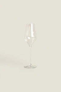 PLAIN CRYSTALLINE FLUTE GLASS