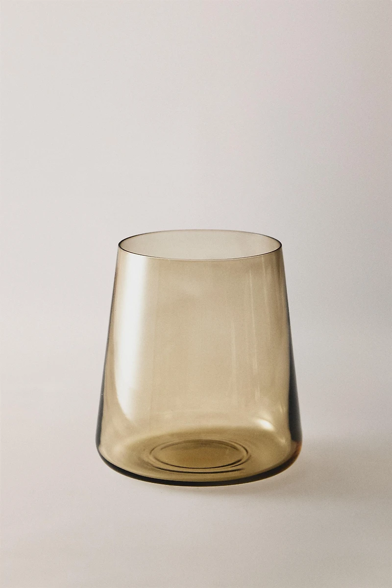 CONICAL CRYSTALLINE TUMBLER