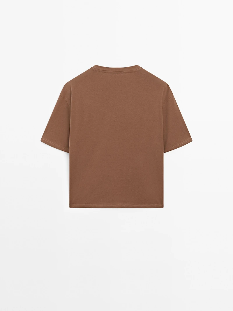 Oversize t-shirt with seam detail