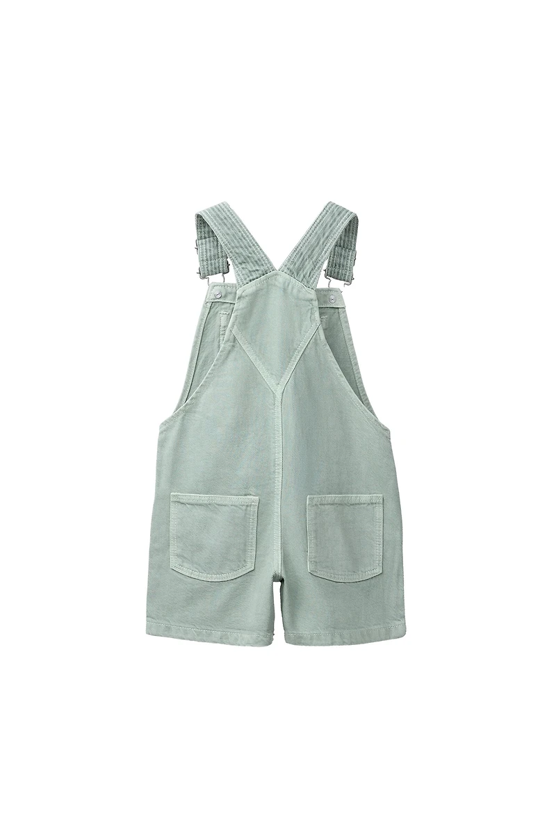 TWILL POCKET SHORTS OVERALLS
