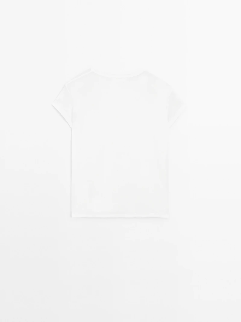 100% mercerised cotton short sleeve T-shirt