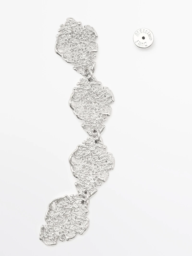 Boucles d’oreilles pendantes dentelle