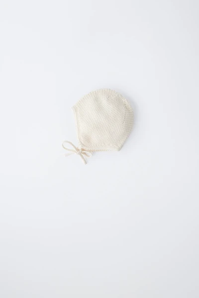 COTTON SILK TEXTURED BONNET