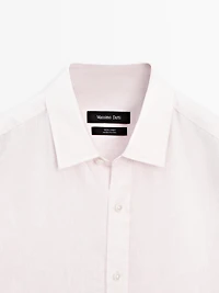 100% linen regular fit shirt