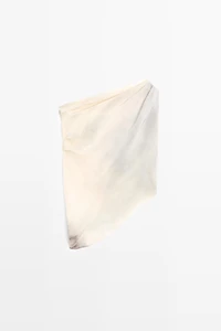 Top asymétrique drap