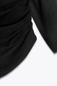 FLOWY ASYMMETRIC TOP