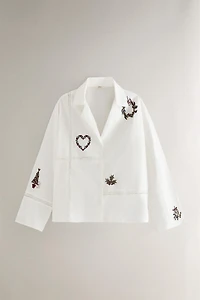 CHRISTMAS EMBROIDERED SHIRT