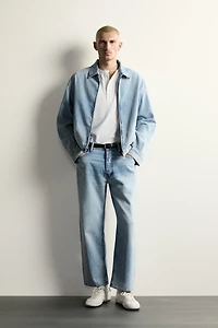 LIGHTWEIGHT REGULAR CROPPED FIT JEANS