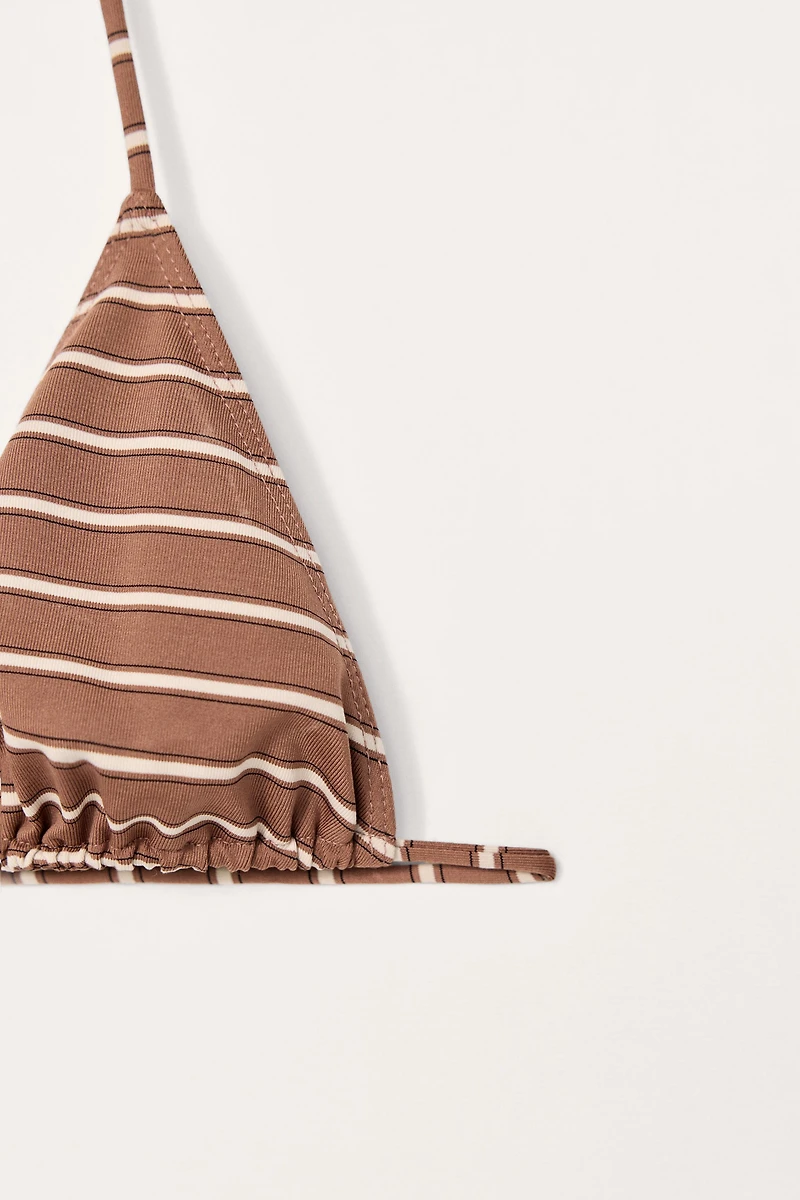 LIMITED EDITION STRIPED BIKINI TOP