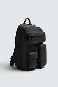 RUBBERIZED MULTI-POCKET BACKPACK