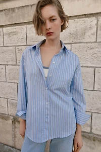 OVERSIZED SHIRT WITH BELTED T-SHIRT