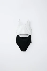 6-14 YEARS/ CUT OUT SWIMSUIT