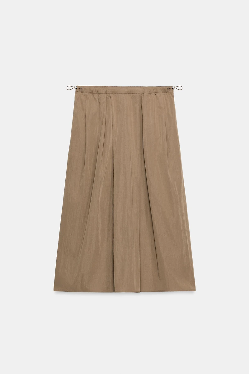 ZW COLLECTION PLEATED MIDI SKIRT