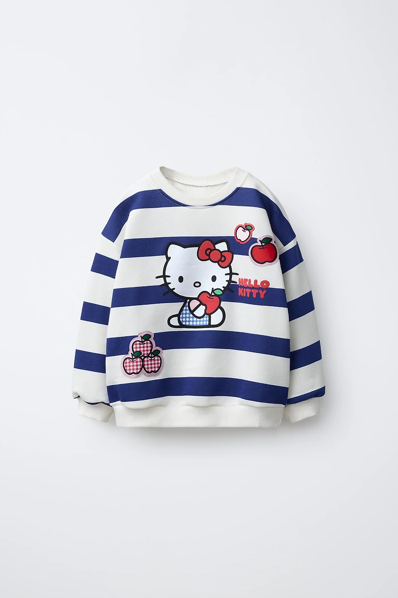 SWEAT À RAYURES HELLO KITTY © SANRIO