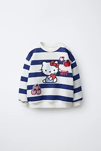 SWEAT À RAYURES HELLO KITTY © SANRIO