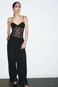 LACE OPEN-BACK BODYSUIT