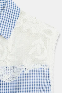 BLOUSE BIMATIÈRE À CARREAUX VICHY
