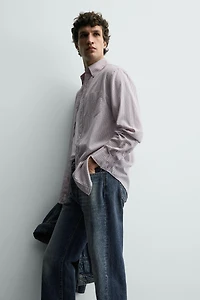 CHEMISE À CARREAUX AVEC POCHE