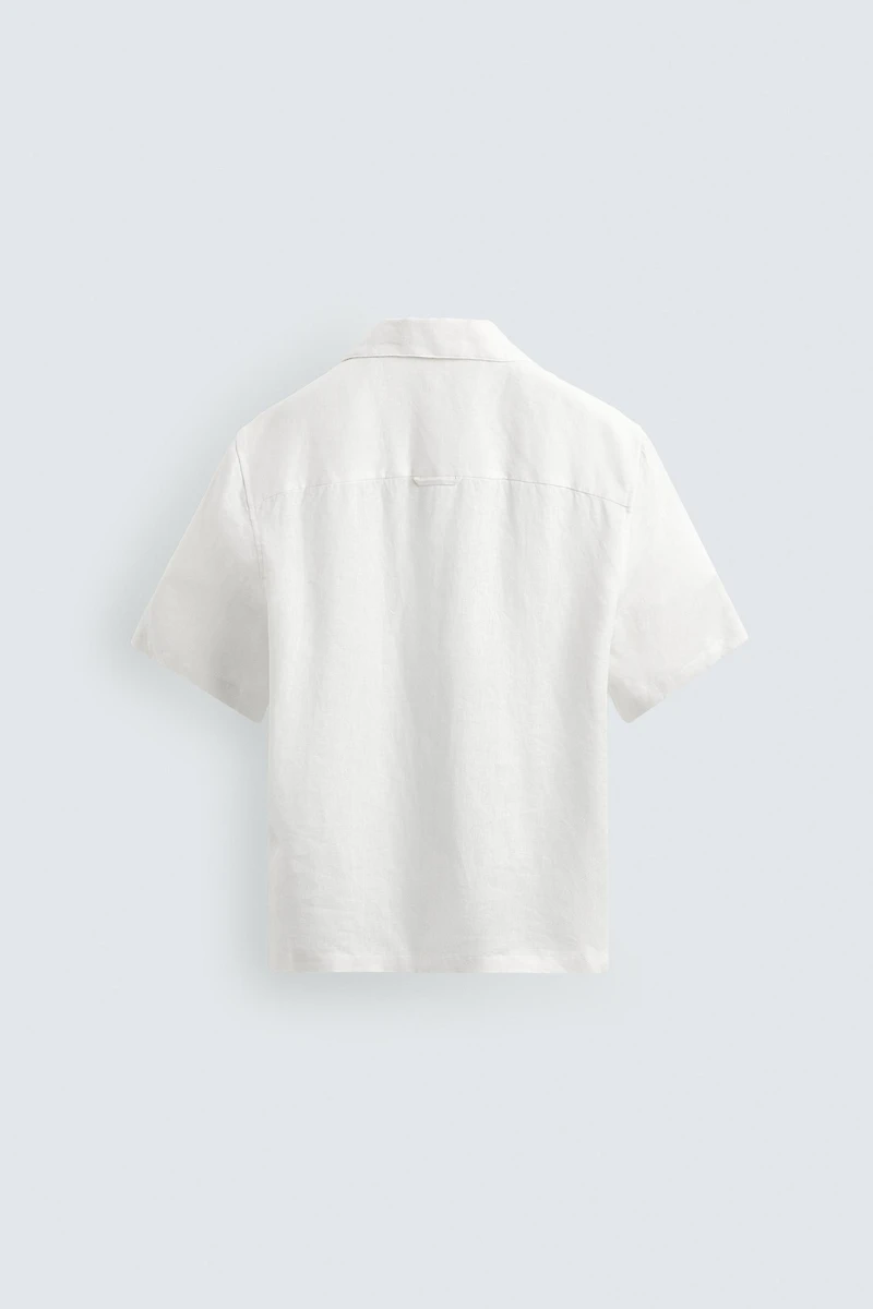 100% LINEN RELAXED FIT SHIRT