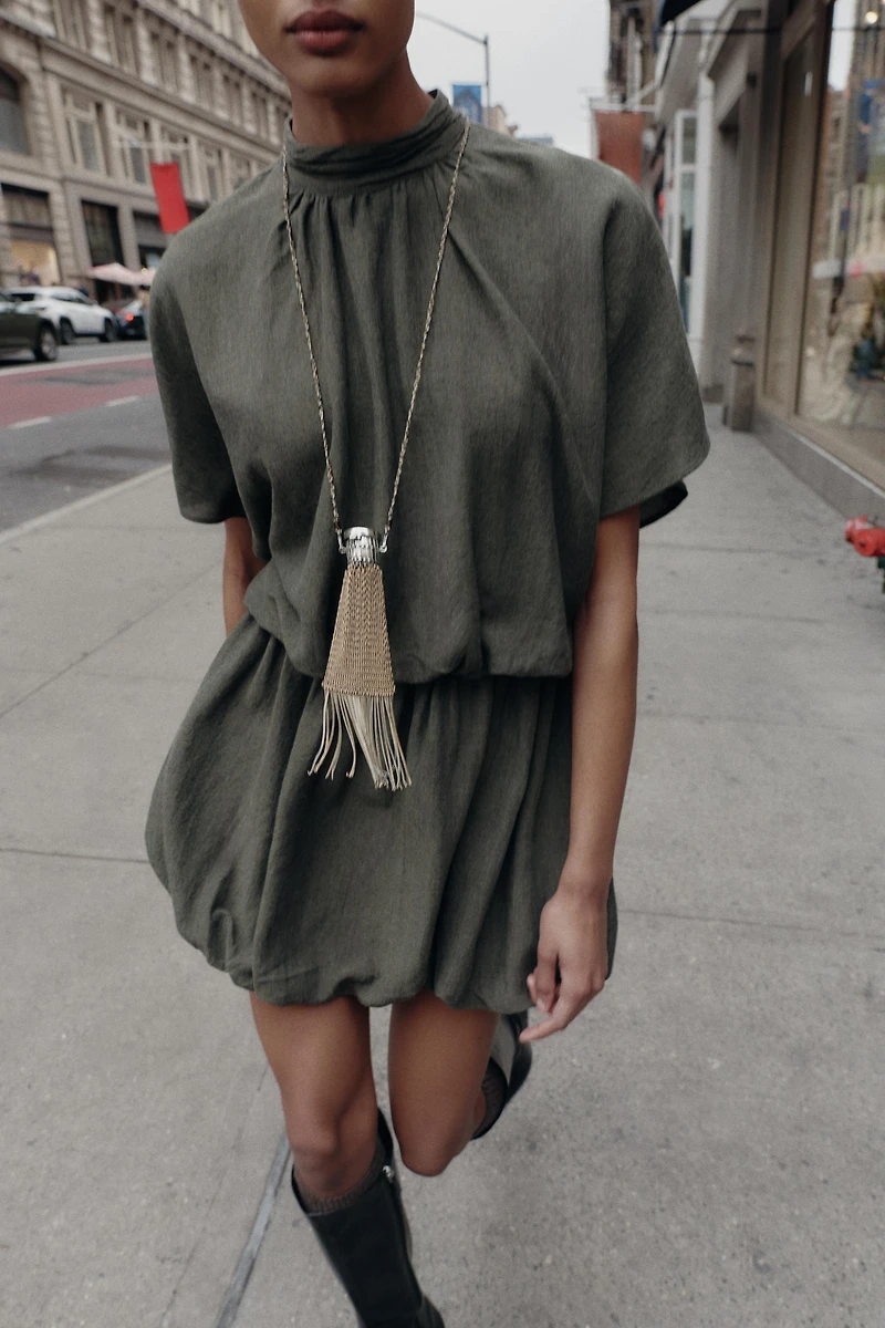 PUFF MINI DRESS