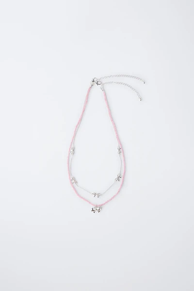 TWO-PACK OF BOW NECKLACES