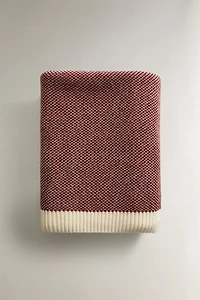 CHRISTMAS JACQUARD KNIT BLANKET
