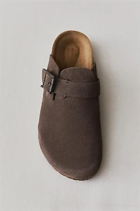 SABOT CUIR BOUCLE DÉTAIL SURPIQÛRE