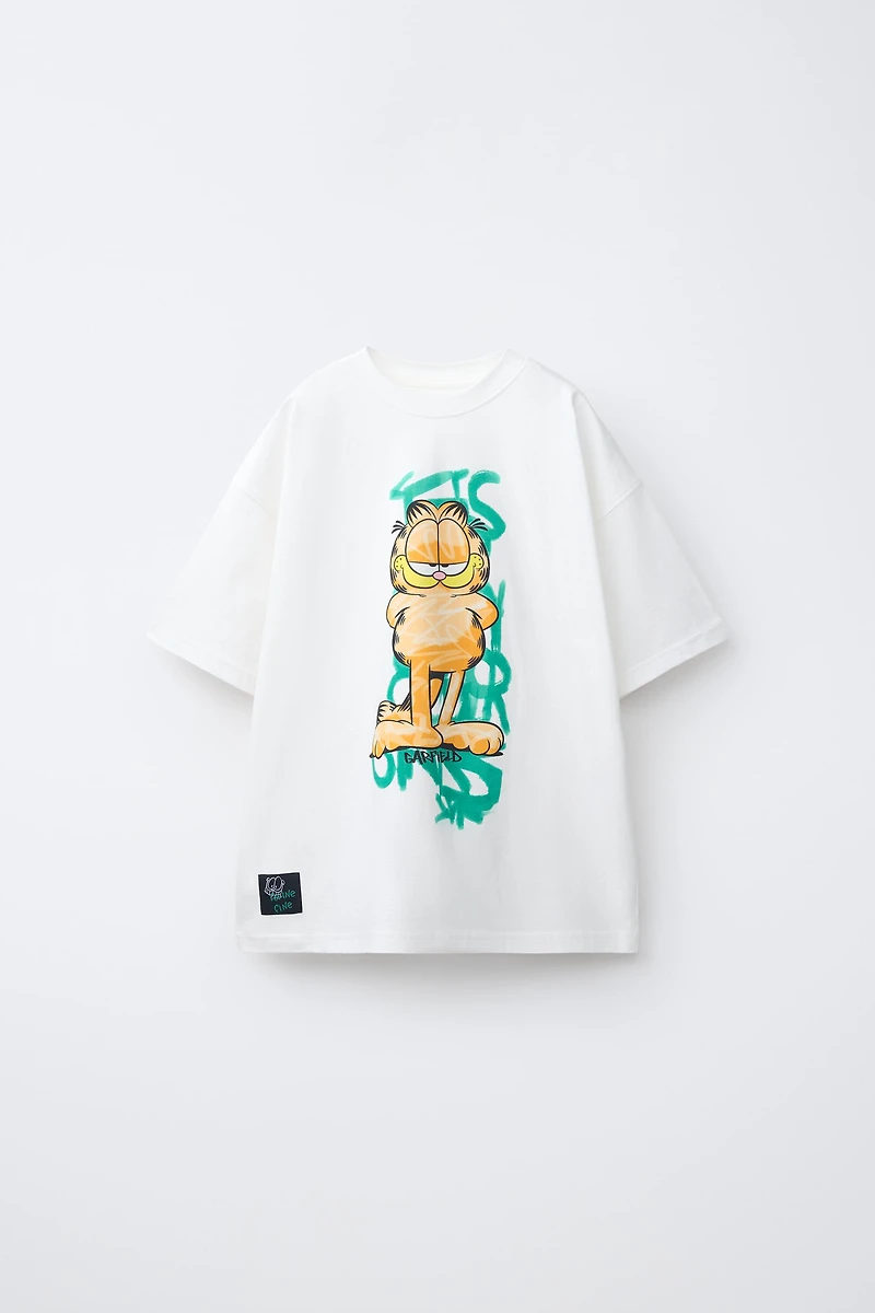 GARFIELD © PAWS INC GRAFFITI T-SHIRT