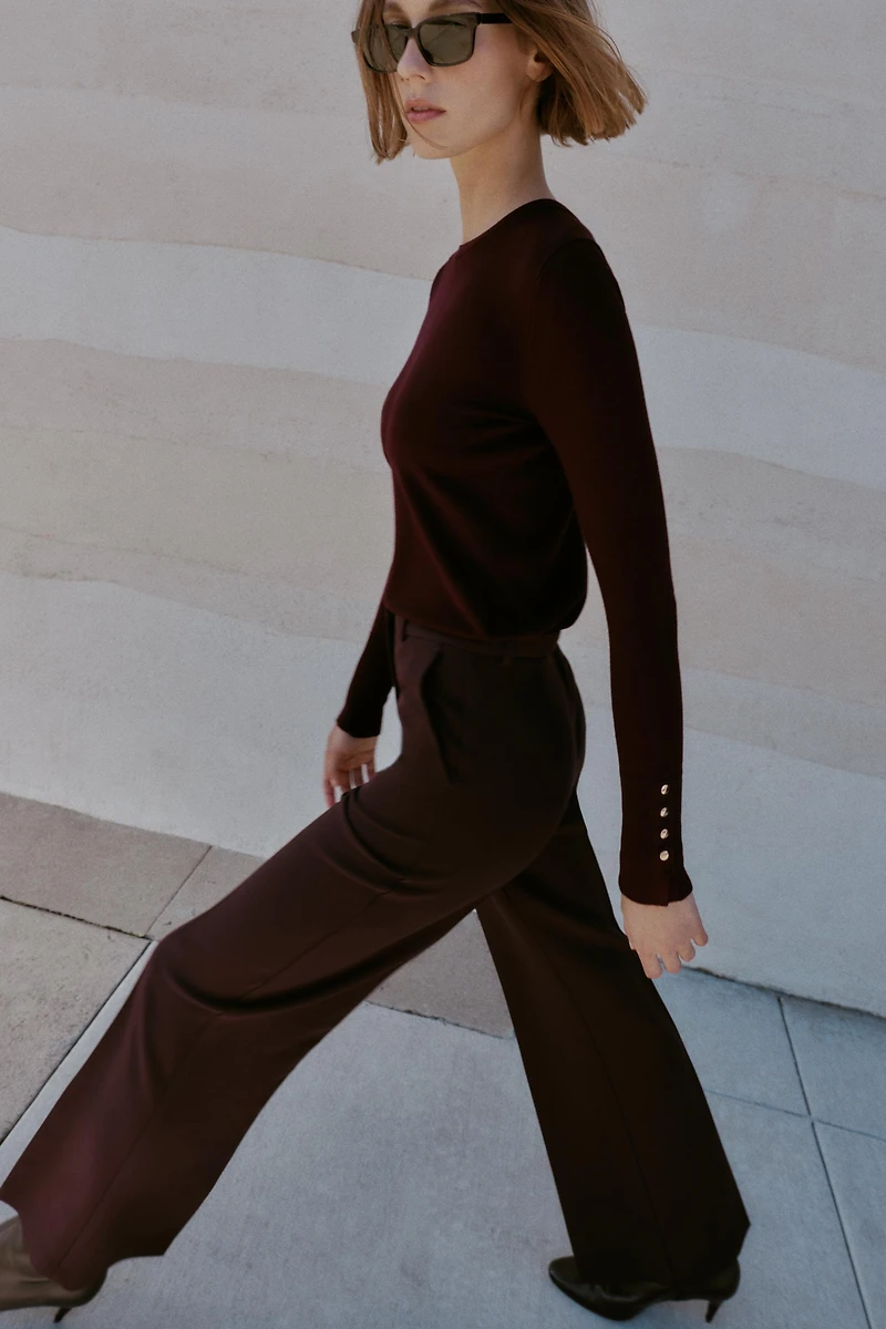 BASIC PLAIN KNIT JUMPER