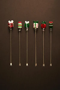 SET OF CHRISTMAS GIFT SKEWERS (SET OF 6)