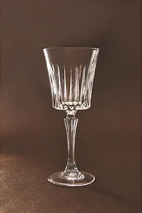 ENGRAVED CRYSTALLINE WATER GLASS