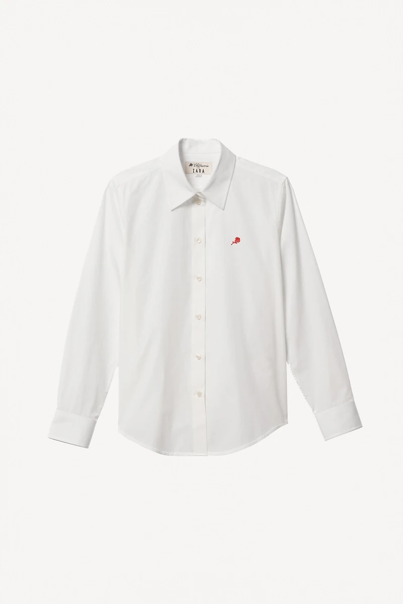 EMBROIDERED POPLIN SHIRT WILLY CHAVARRIA X ZARA