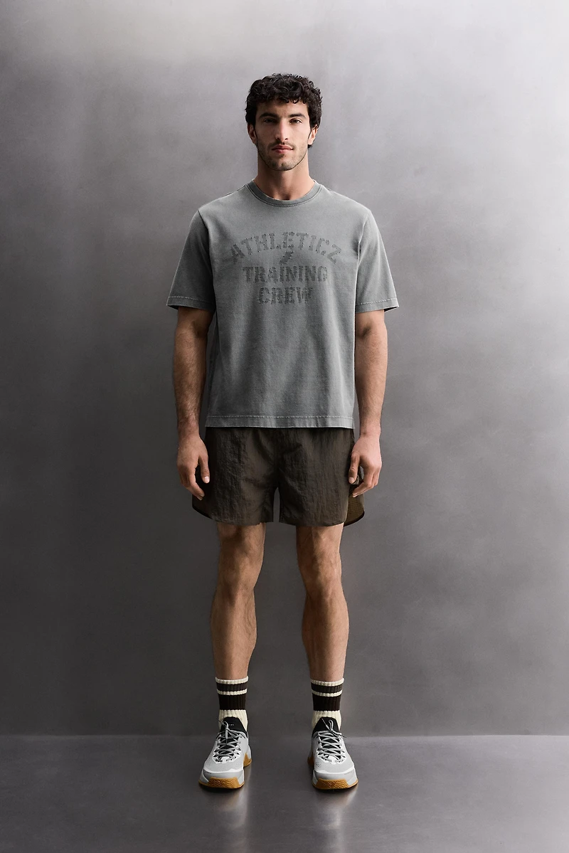 T-SHIRT EN COTON TRAINING