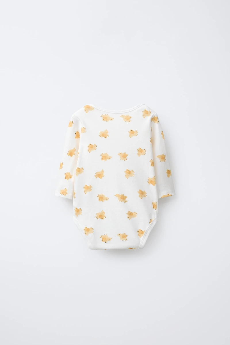 FIVE-PACK OF BIRD BODYSUITS