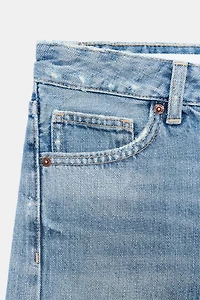 BERMUDA EN DENIM TRF TAILLE MOYENNE