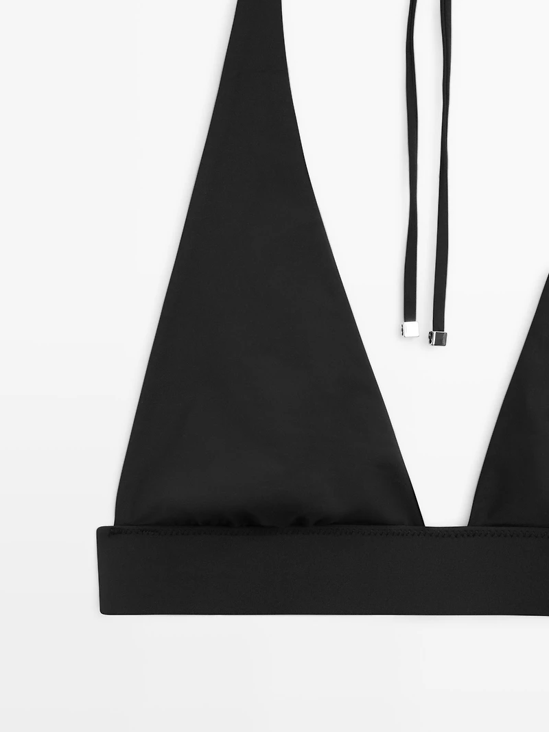 Triangle bikini top
