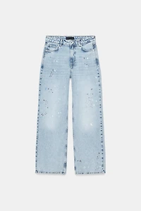 Z1975 LOOSE MID-RISE PAINT EFFECT JEANS
