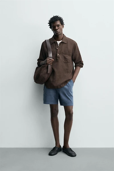 WASHED EFFECT JOGGER SHORTS