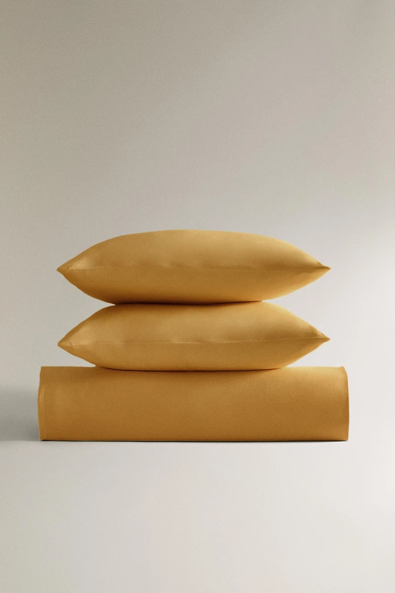 SATEEN DUVET COVER ( THREAD COUNT