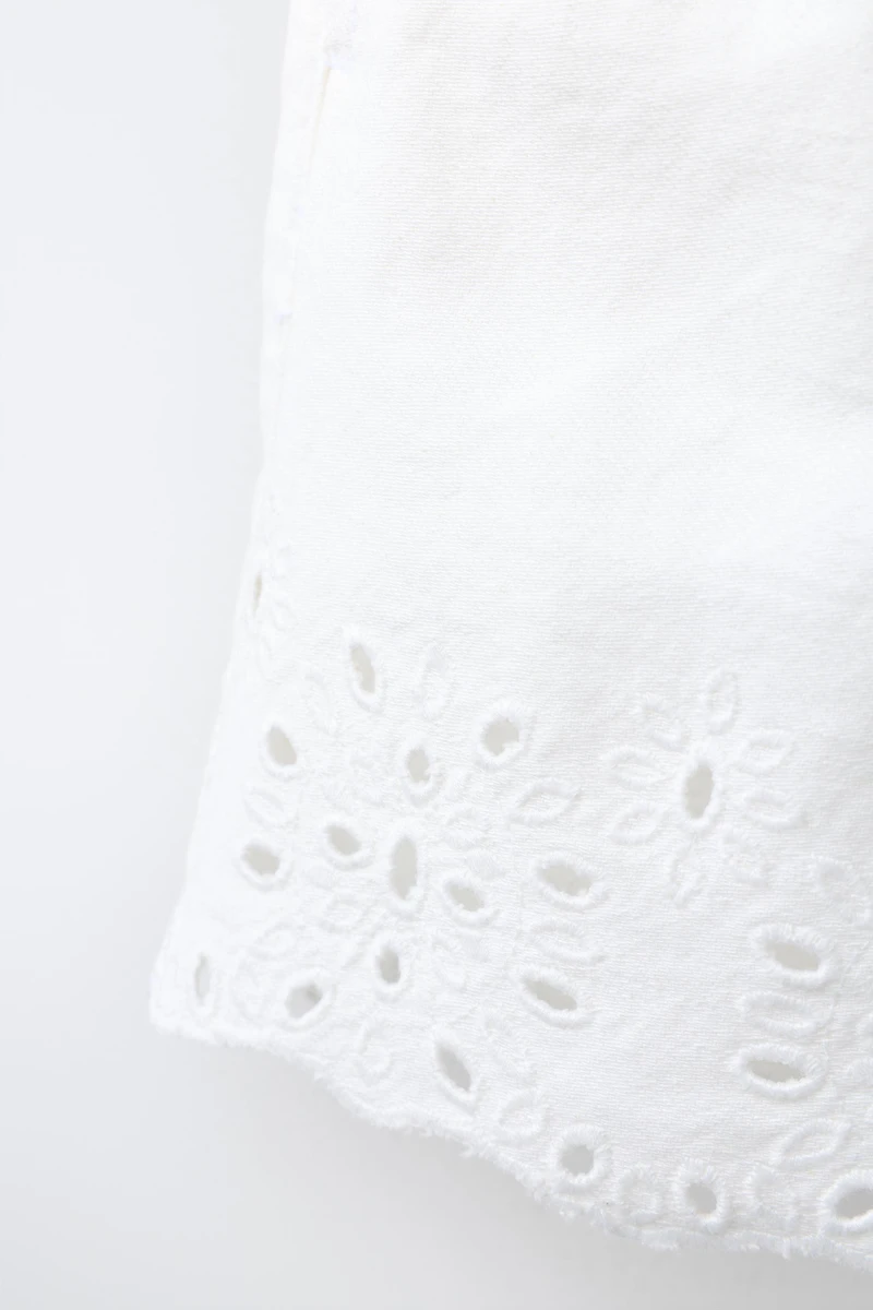 EMBROIDERED SHORTS