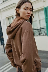 HOODIE BOMBER JACKET