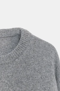 PULL CACHEMIRE ET LAINE MANCHES LONGUES